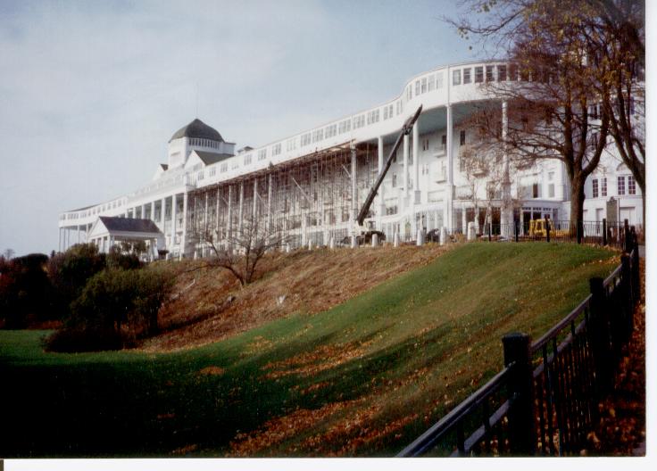 Maverick Construction Grand Hotel Mackinac Island contractor builder